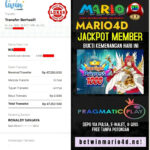 BUKTI JACKPOT MEMBER MARIO4D 26 APRIL 2026