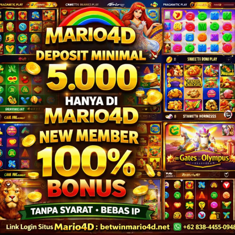 Promosi Mario4D dengan bonus menarik (1)