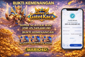 BUKTI JACKPOT MEMBER MARIO4D 27 MEI 2026