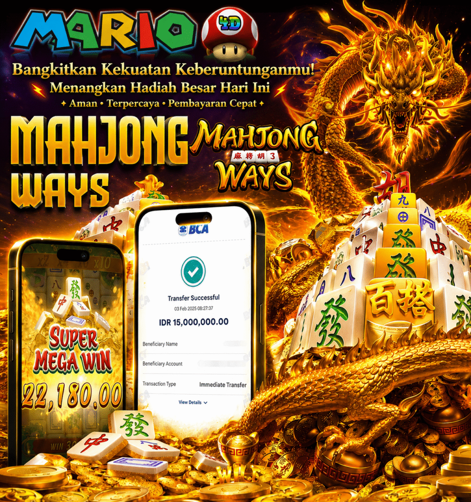 BUKTI JACKPOT MEMBER MARIO4D 25 MEI 2026