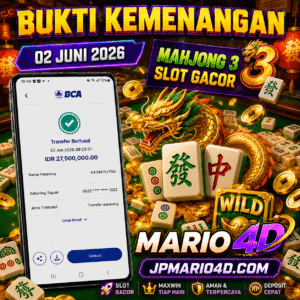 BUKTI JACKPOT MEMBER MARIO4D 02 JUNI 2026